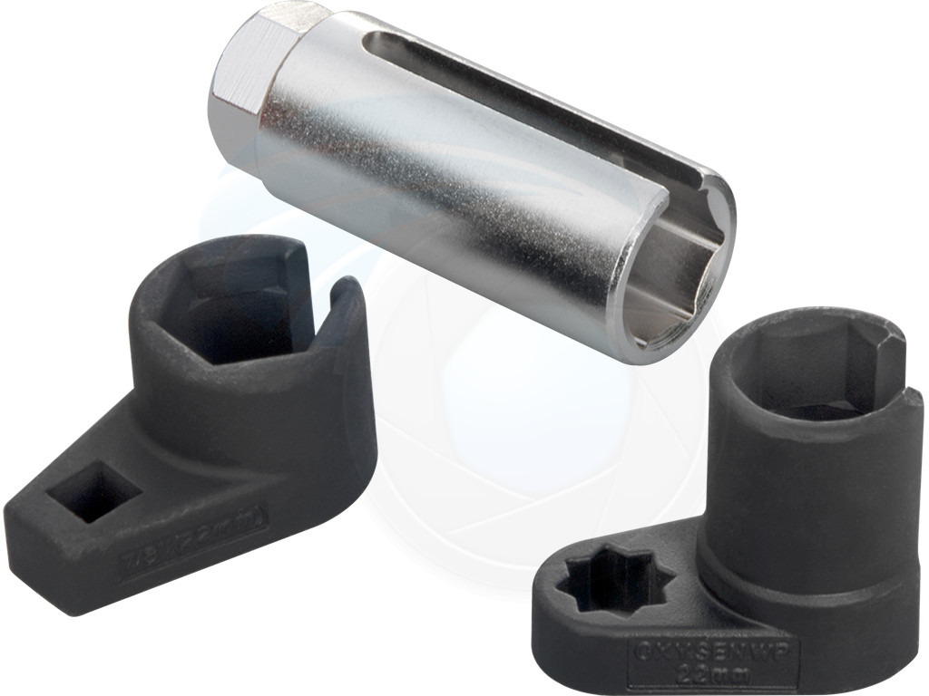 7 Pcs Oxygen Sensor Socket 22mm (7/8 in), 27mm, 29mm fits All Vehicle O2 Removal and